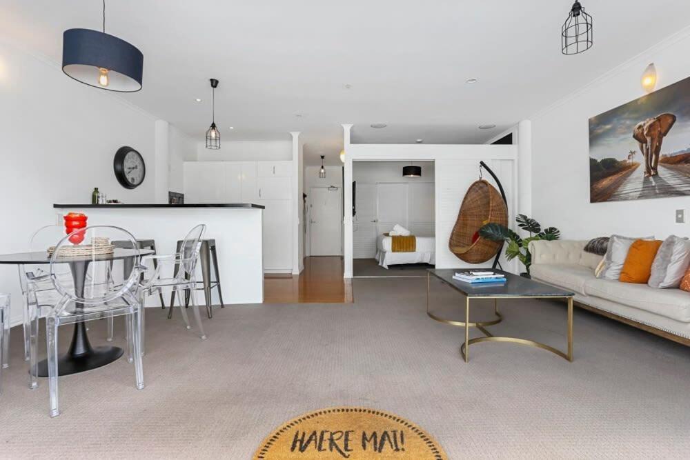 Funky One Bedroom Apartment On Princes Wharf Auckland Eksteriør bilde